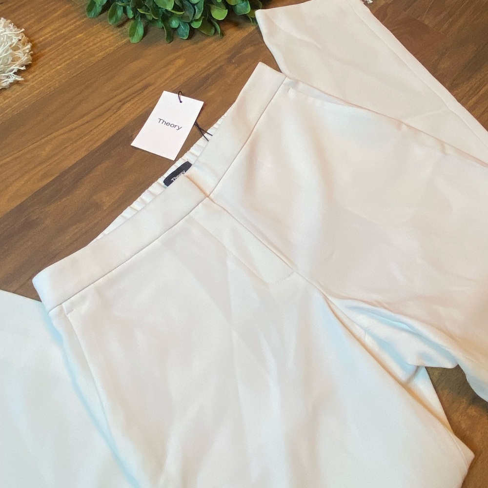 🆕THEORY Thaniel Z2 warm Ivory pants - Picture 6 of 15